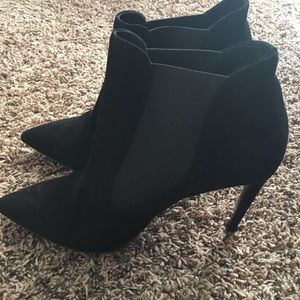Ralph Lauren Black Label suede booties